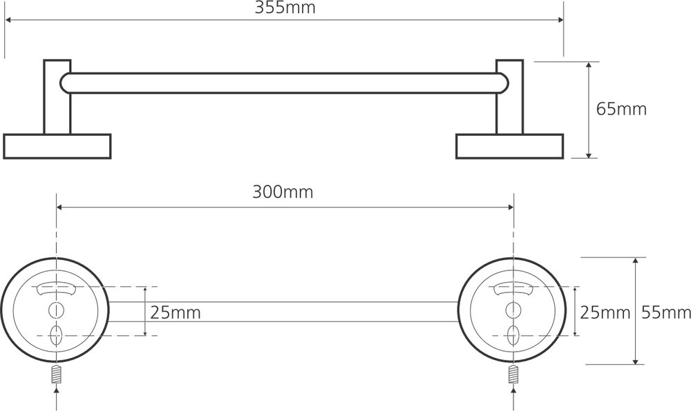Полотенцедержатель Bemeta OMEGA  104104012 - 1
