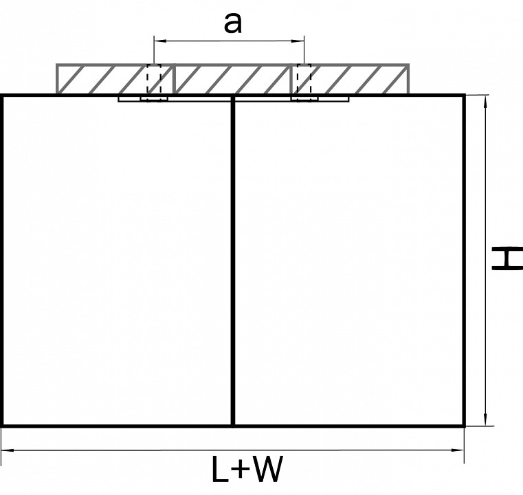 Накладной светильник Lightstar Binoco 052027 - 1
