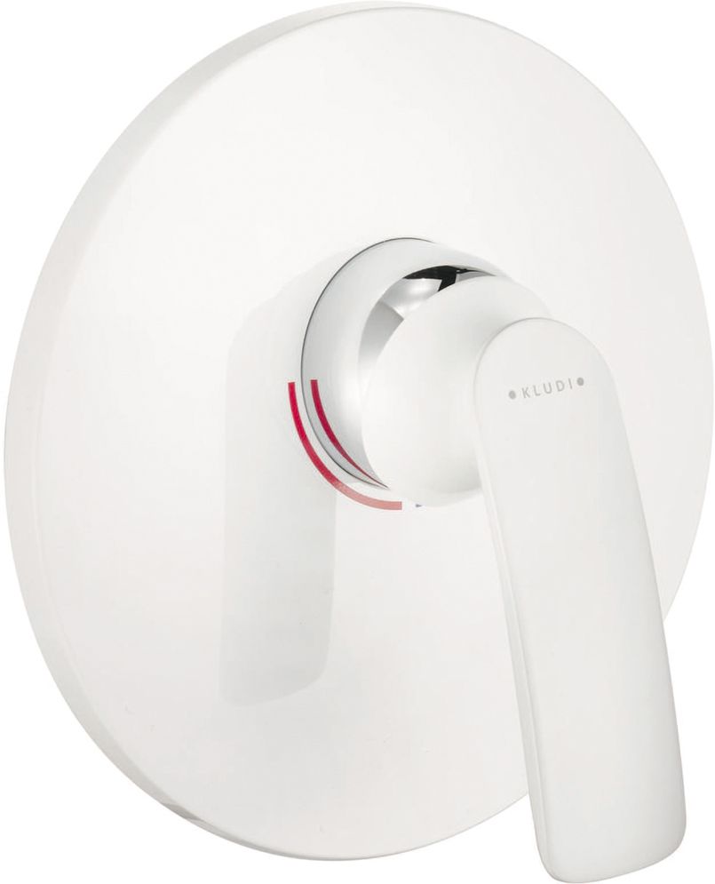 Смеситель для душа Kludi Balance белый, хром  526559175 - 0