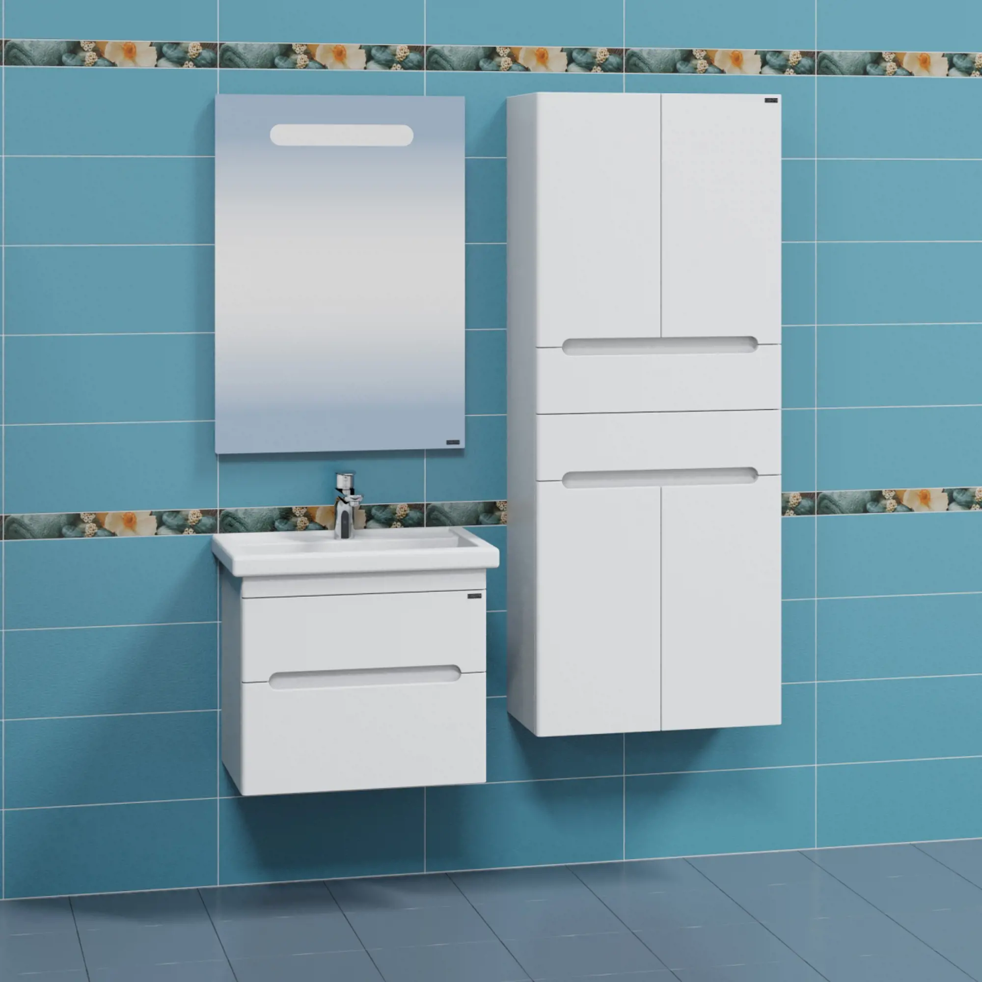 Комплект мебели Санта Лондон 60 белый - 0