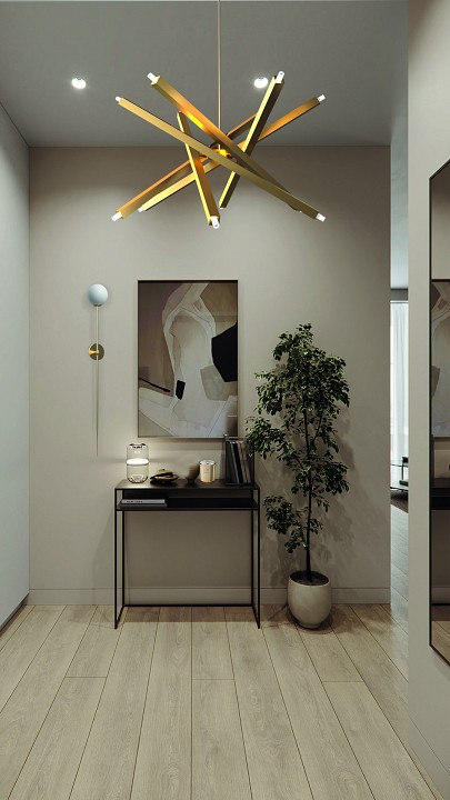 Люстра на штанге Milosh Tendence 793 0793CL-12GD - 2