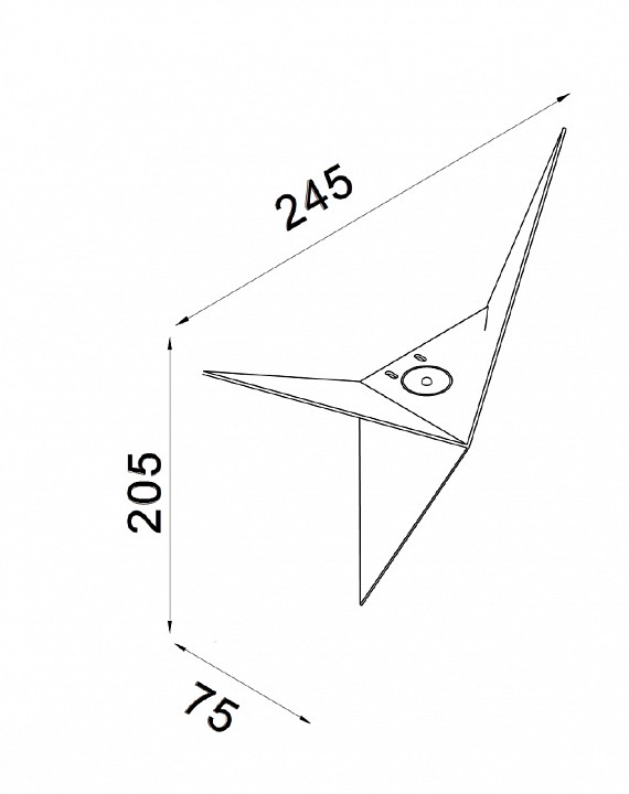 Настенный светодиодный светильник Maytoni Trame C808WL-L3W - 3