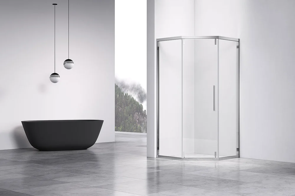 Душевой уголок Vincea Show 100x100 профиль хром стекло прозрачное VSP1-4SH100CL - 1