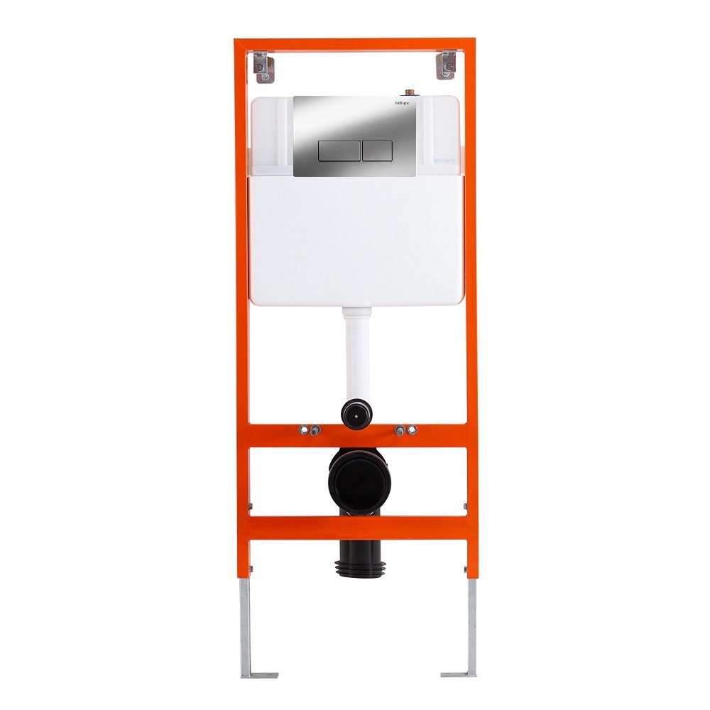 Система инсталляции BelBagno с кнопкой смыва хром BB097SET.Q.CR - 1