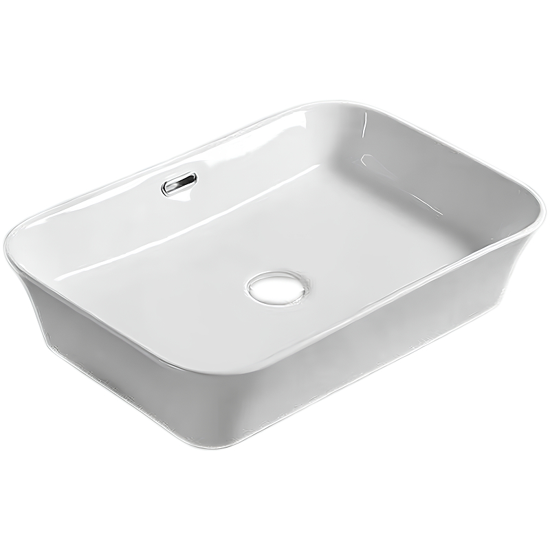 Раковина накладная Ceramalux N 56 белый  78431 - 0