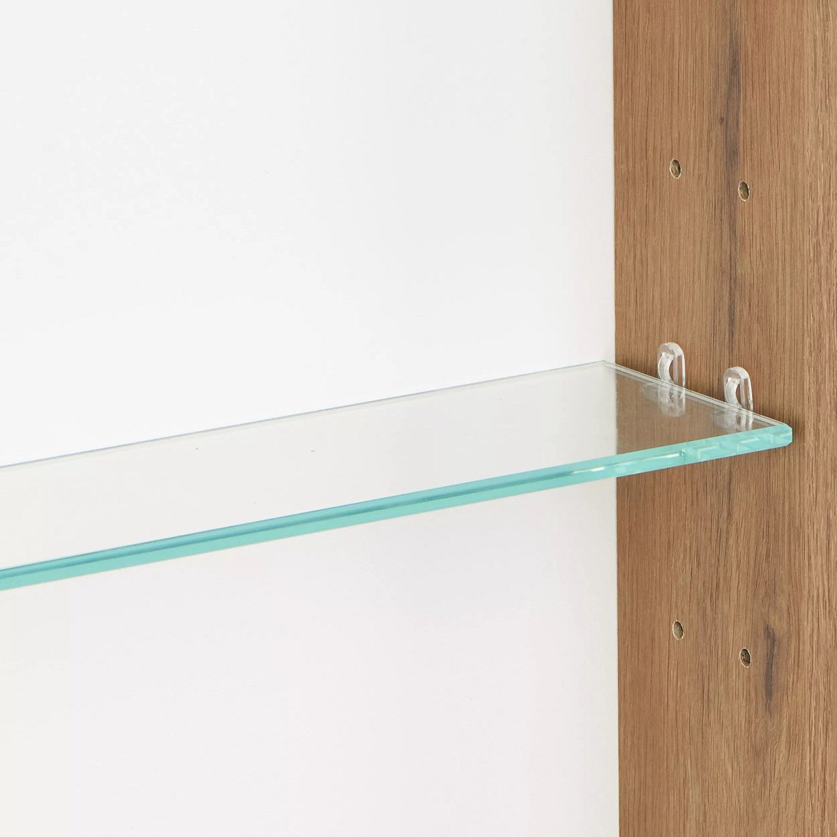 Зеркало-шкаф Aquaton Сканди 45 белый - светлое дерево 1A252002SDZ90 - 2