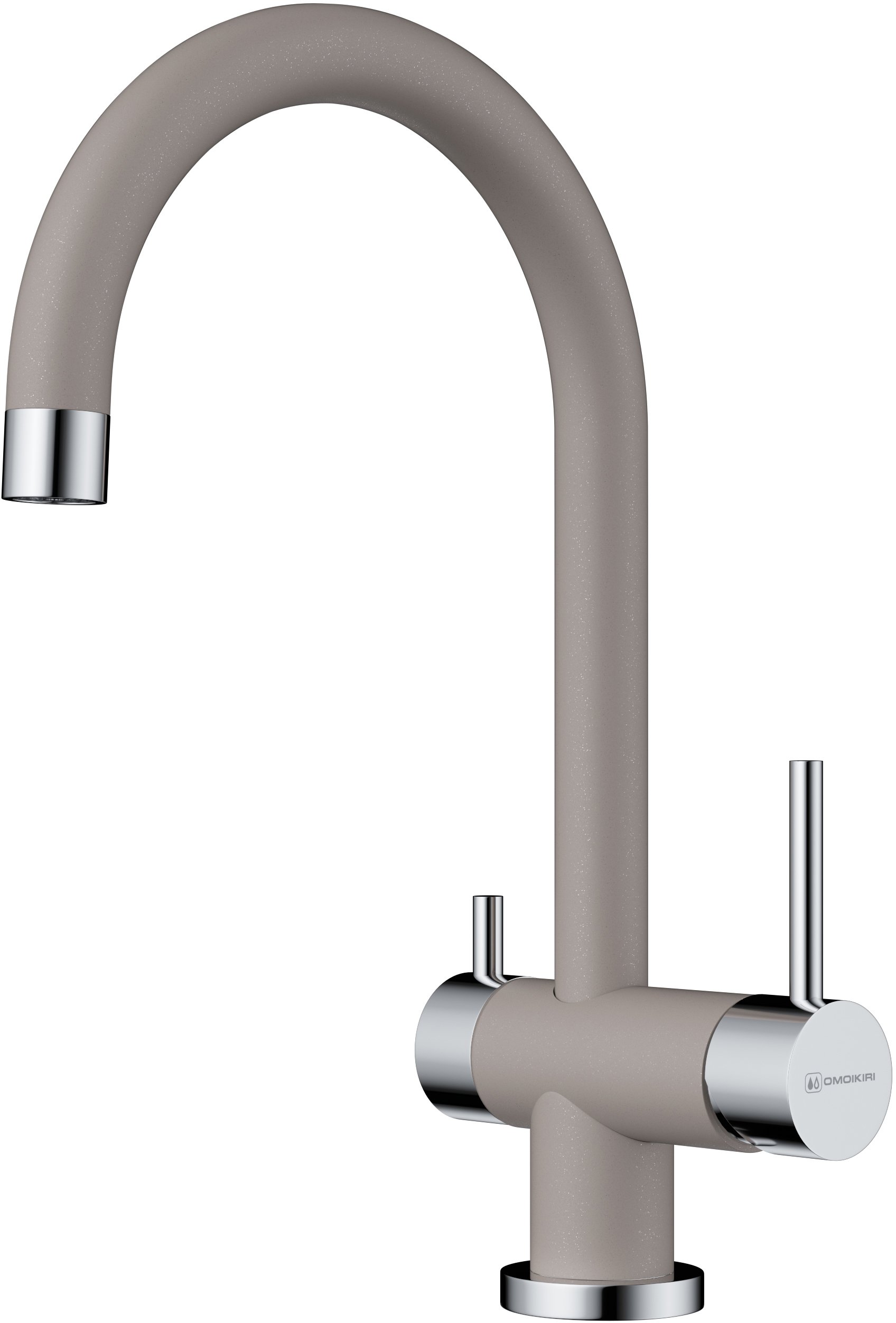 Смеситель Omoikiri Yamada GR для кухонной мойки 4994261 - 0