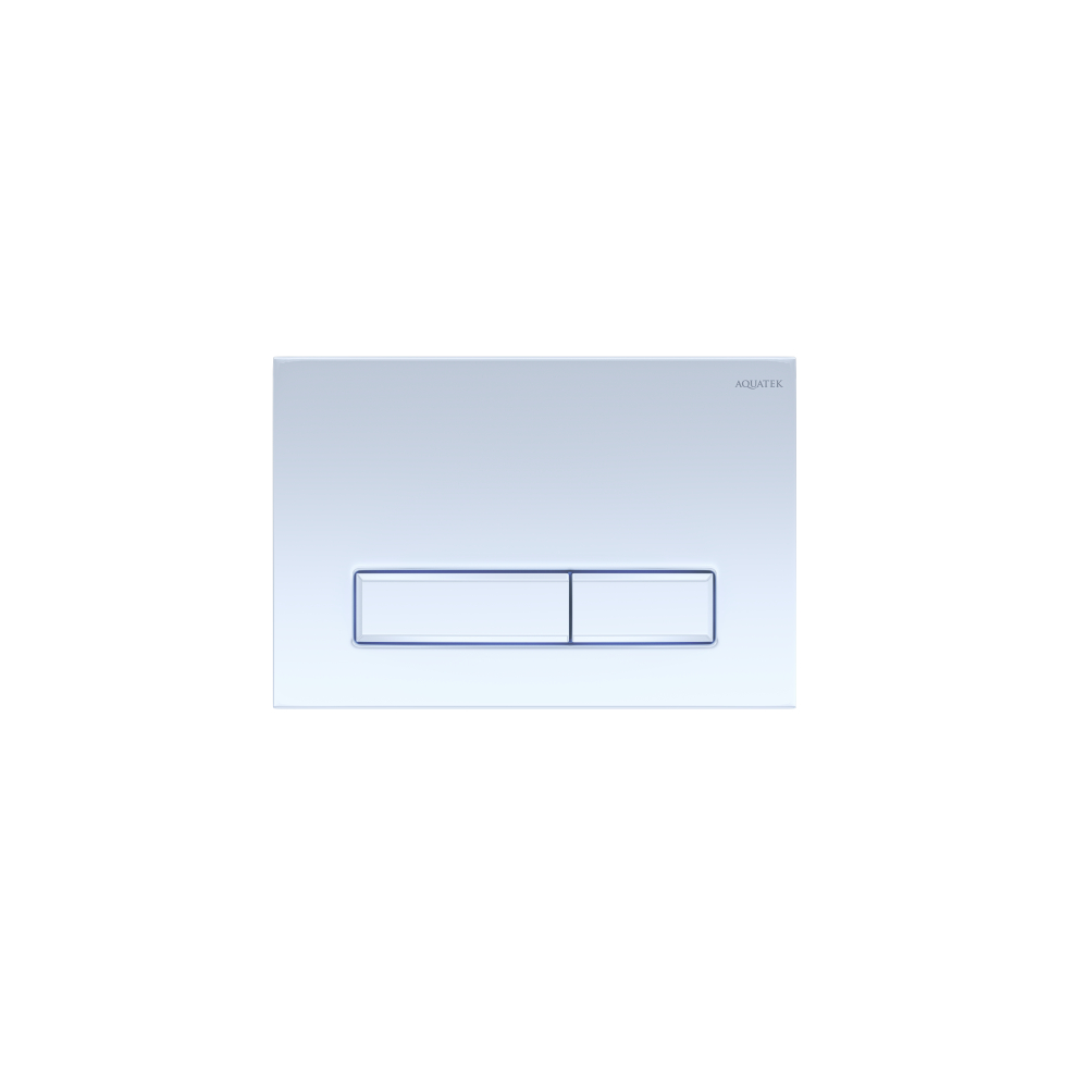 Кнопка смыва Aquatek Slim белый  KDI-0000021 - 0