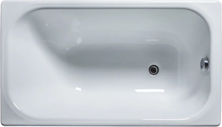 Чугунная ванна Универсал Каприз 120x70 см, пристенная, на ножках 4607152360011 - 0