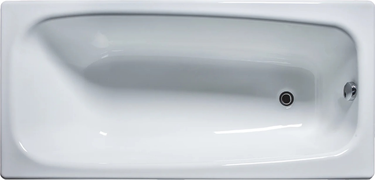 Чугунная ванна Универсал Классик 150x70 см, пристенная, белая 4607152360028  - 0