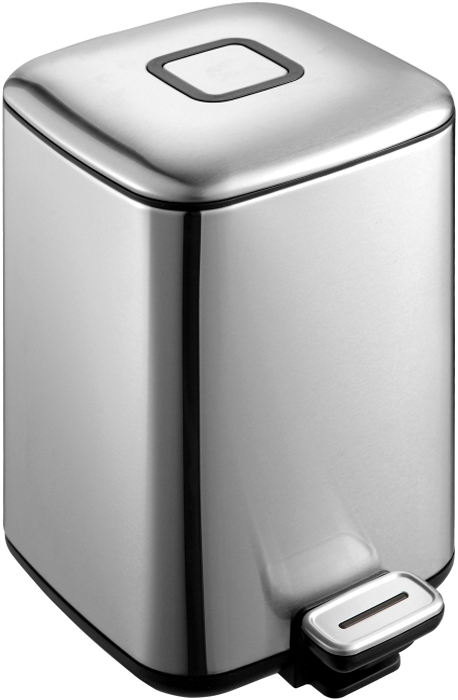 Ведро для мусора Weltwasser WW MILA MT 12L матовый хром  10000000886 - 0