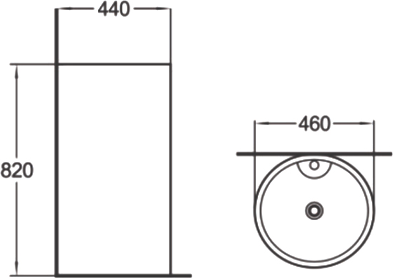 Раковина SantiLine SL-4003MB черный матовый - 3