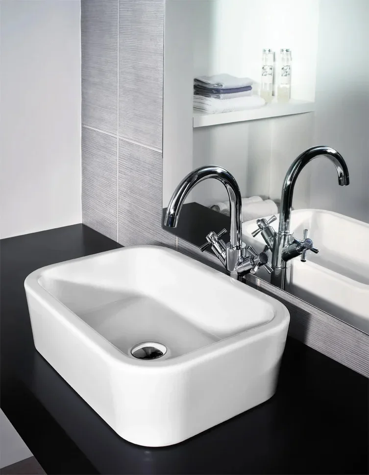 Раковина накладная beWash Ontario 49 белый глянец 35481001 - 1