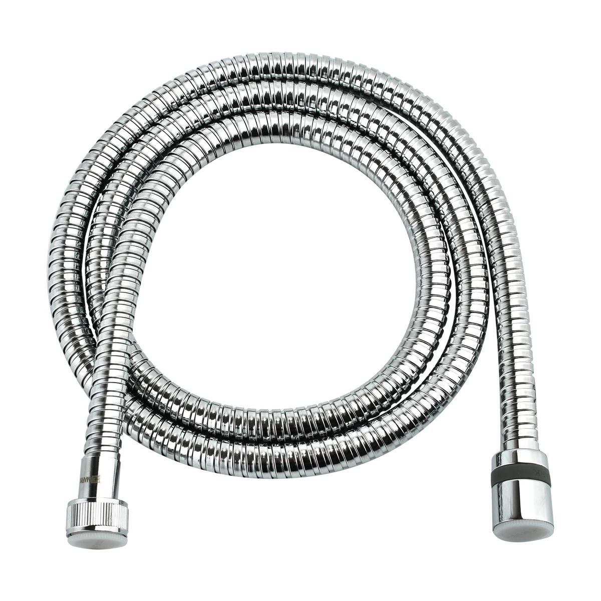 Душевой шланг Lemark LE8028S двухзагибный 1,2 м, сталь хромированная, пакет с подвесом - 0