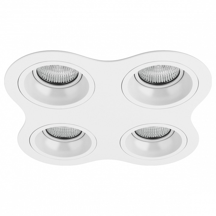 Встраиваемый светильник Lightstar Domino (214646+214606+214606+214606+214606) D64606060606 - 0