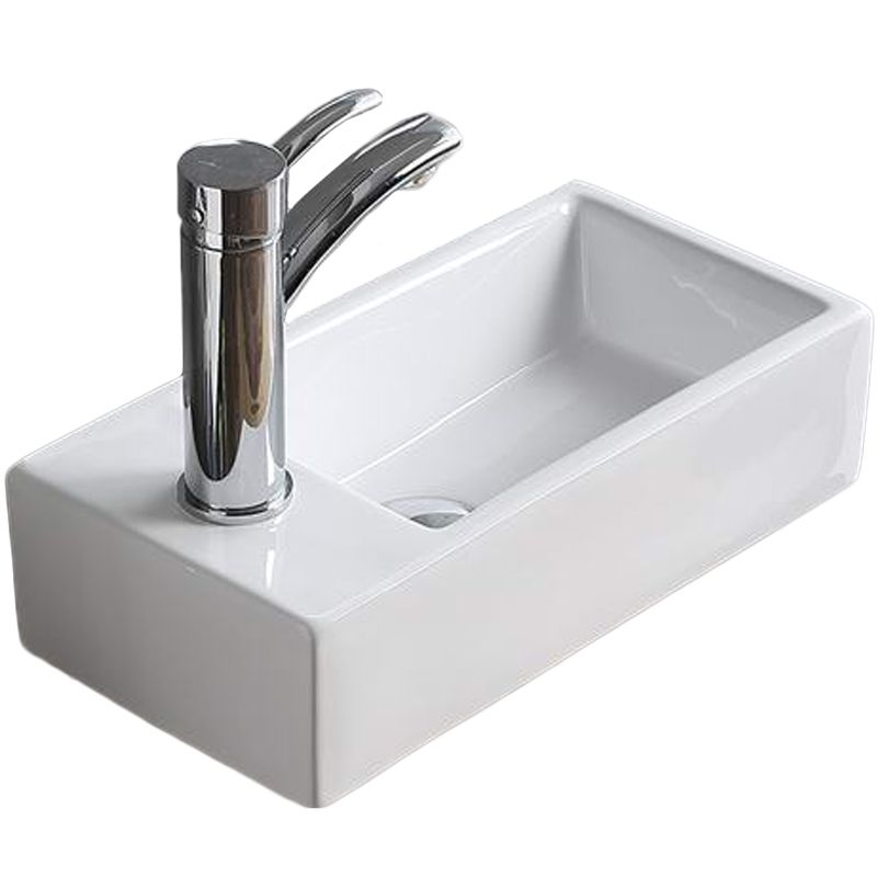 Раковина накладная Ceramalux N 40 белый  D1043 - 0