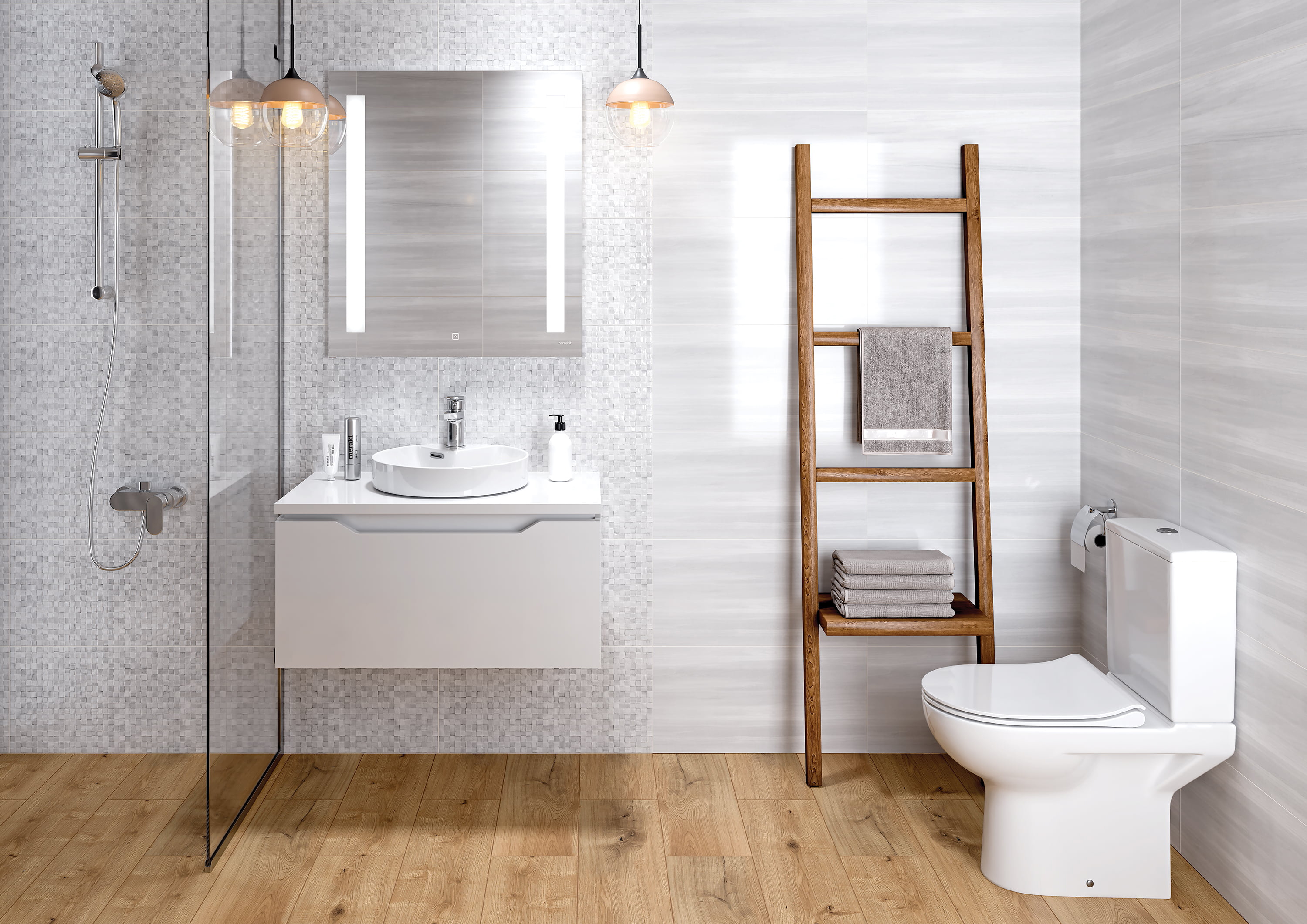 Зеркало Cersanit LED 020 base 70, с подсветкой KN-LU-LED020*70-b-Os - 1