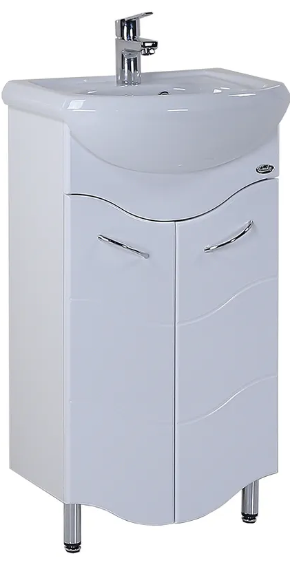 Тумба с раковиной Onika Лайн 50 белый - 0