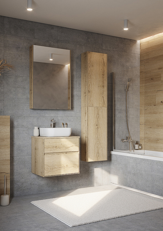 Раковина накладная Aquaton Одри 42 белый 1WH501709 - 5