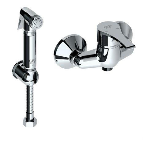 Гигиенический душ со смесителем GPD Atros хром MTB65 - 0