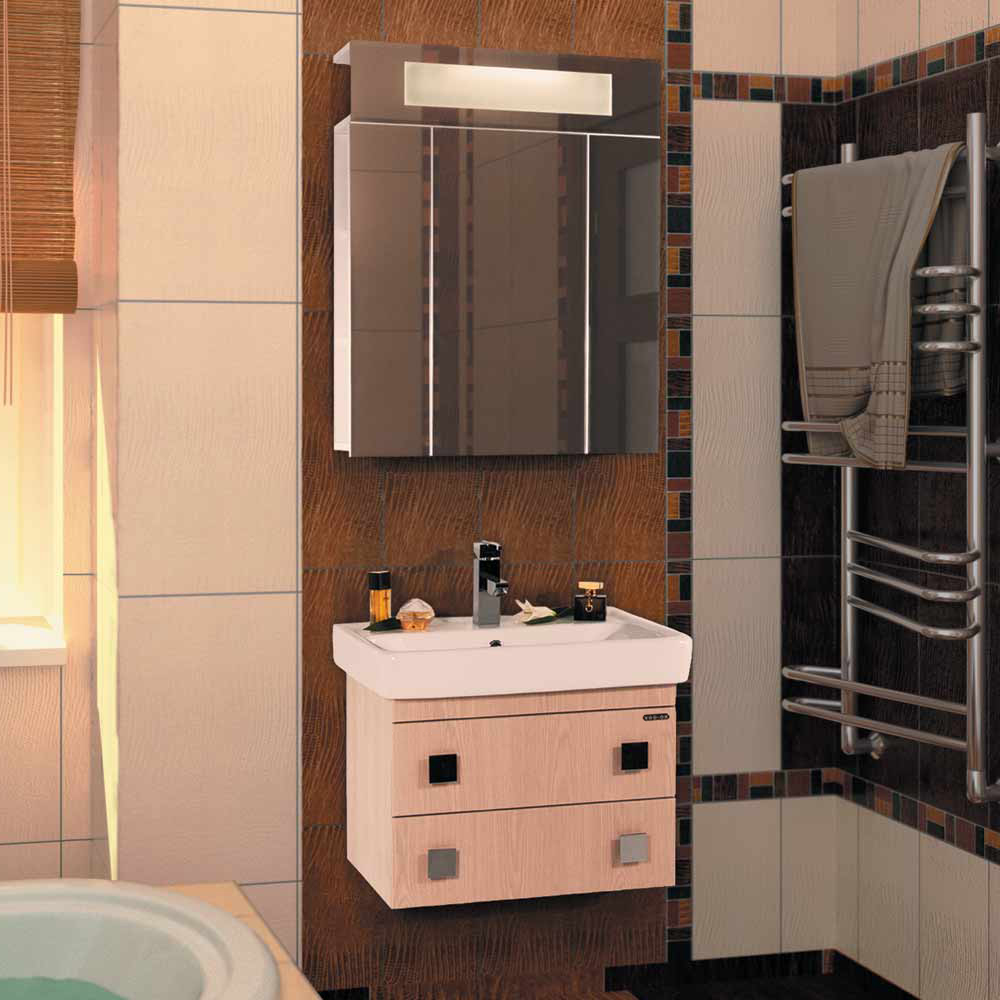 Зеркало-шкаф Vod-Ok Квадро 60 527 - 2