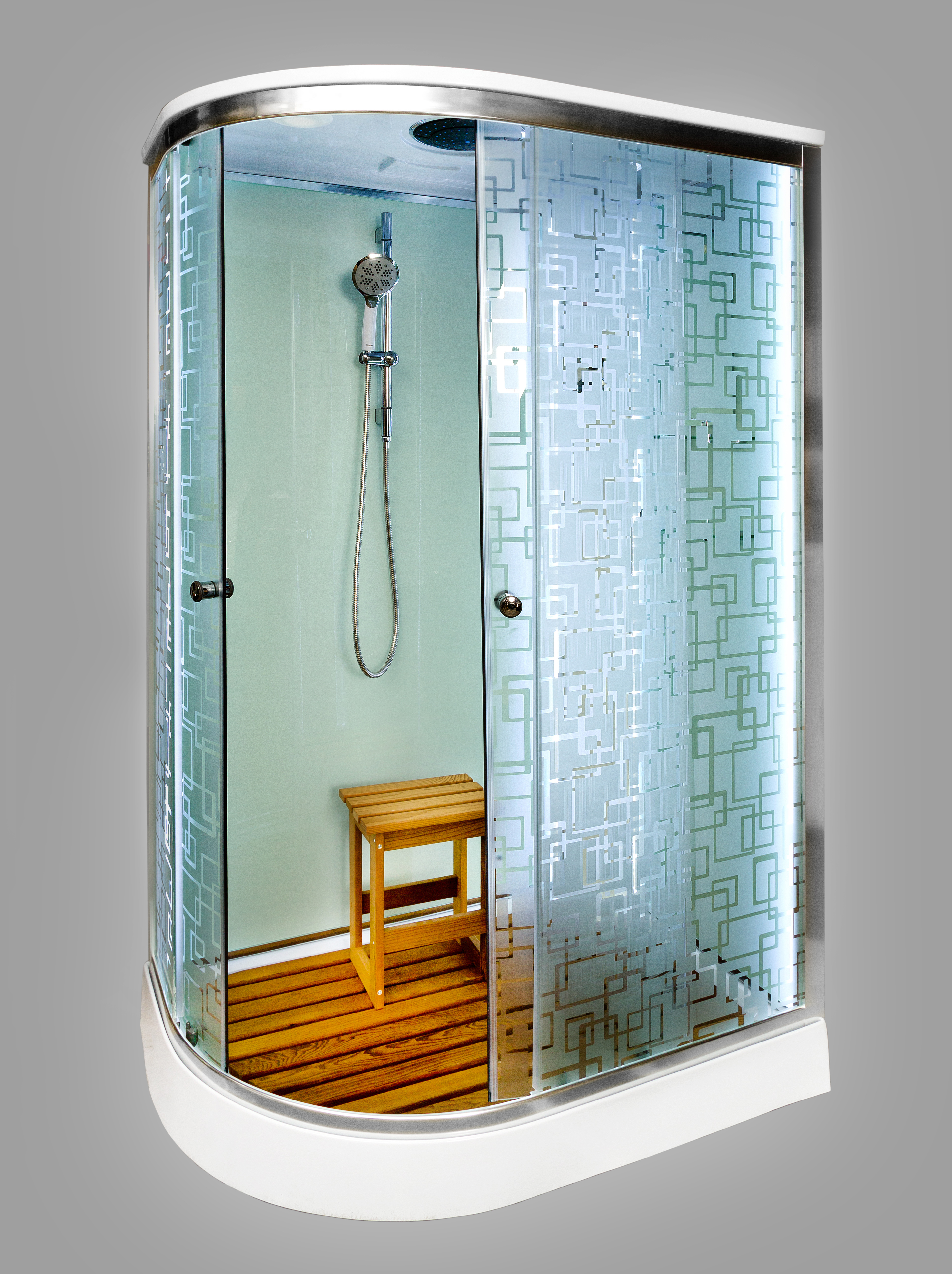 Душевая кабина Deto EM 1512R LED EM1512RLED - 3