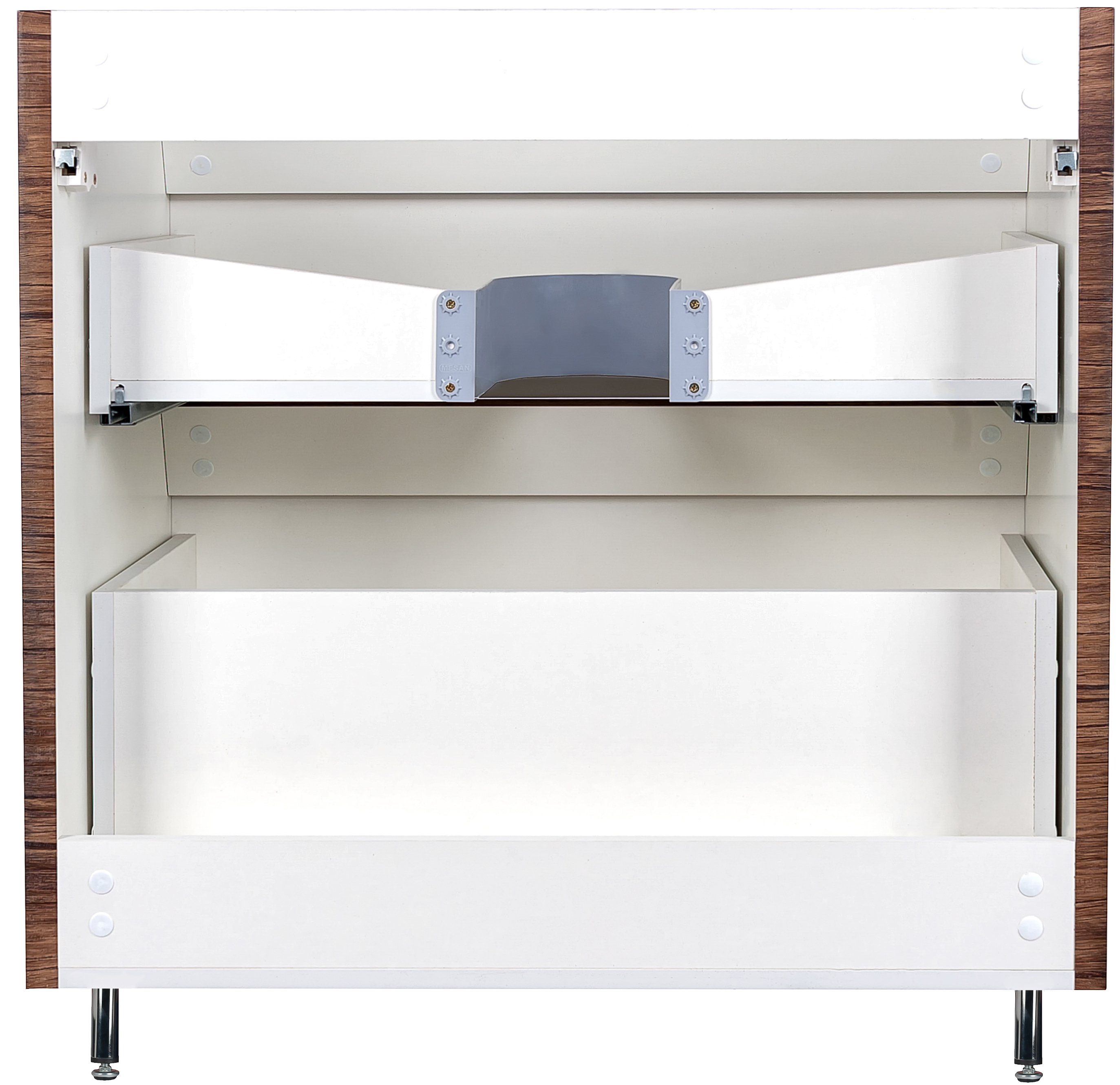 Тумба с раковиной Style Line Атлантика 80 Люкс Plus, напольная, старое дерево - 5