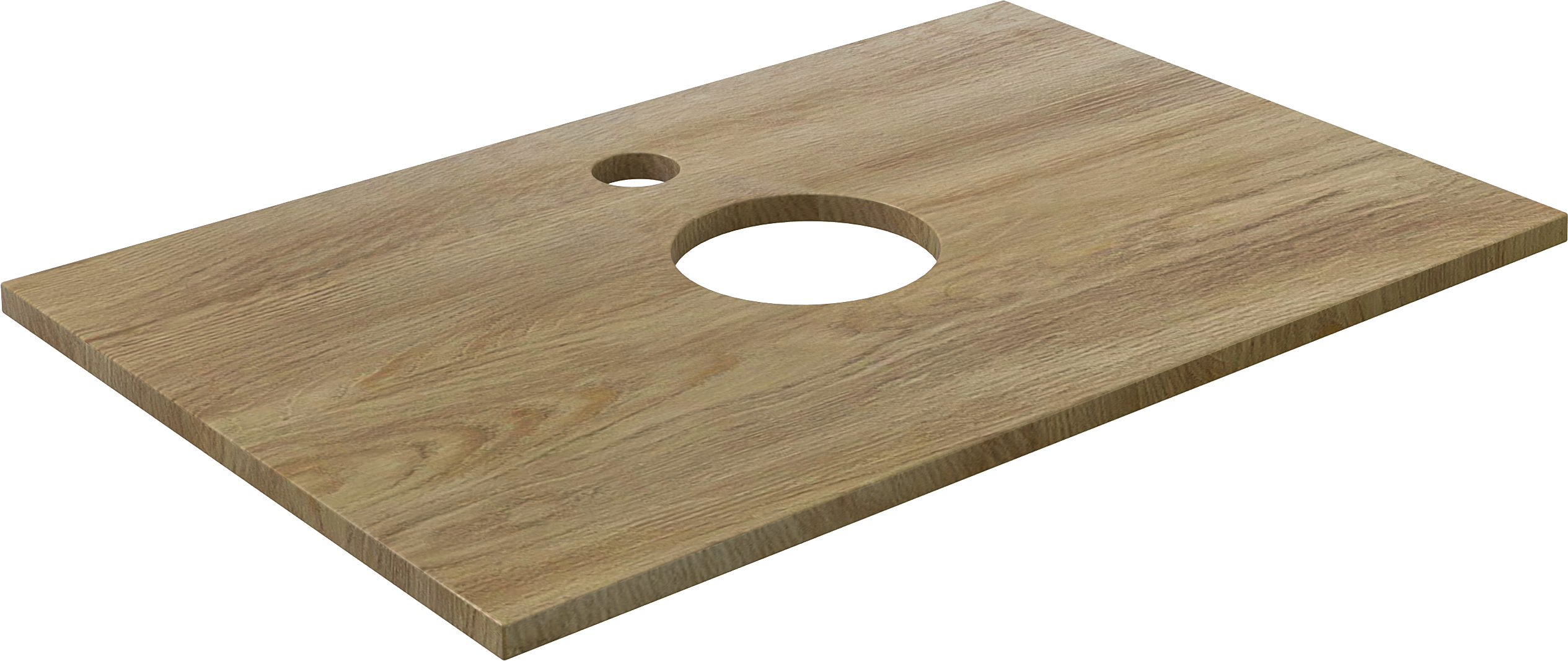 Мебель для ванной DIWO Элиста 80 светлое дерево с раковиной Moduo 55 Leaf 568036 - 7