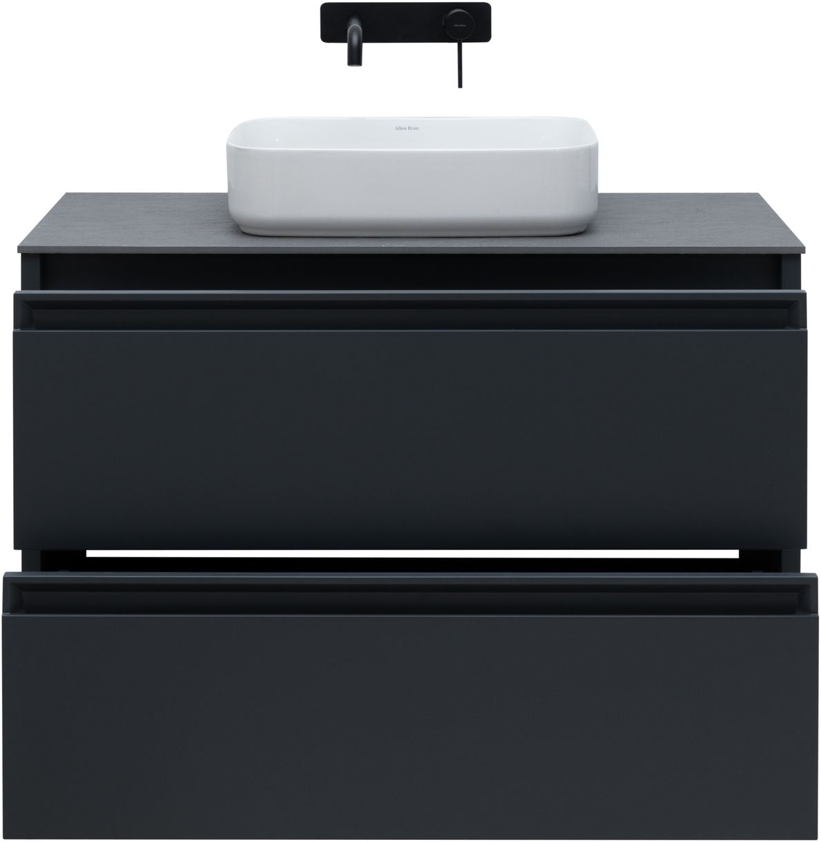 Тумба под раковину Allen Brau Fantasy 100 черный матовый 1.11003.AM - 4