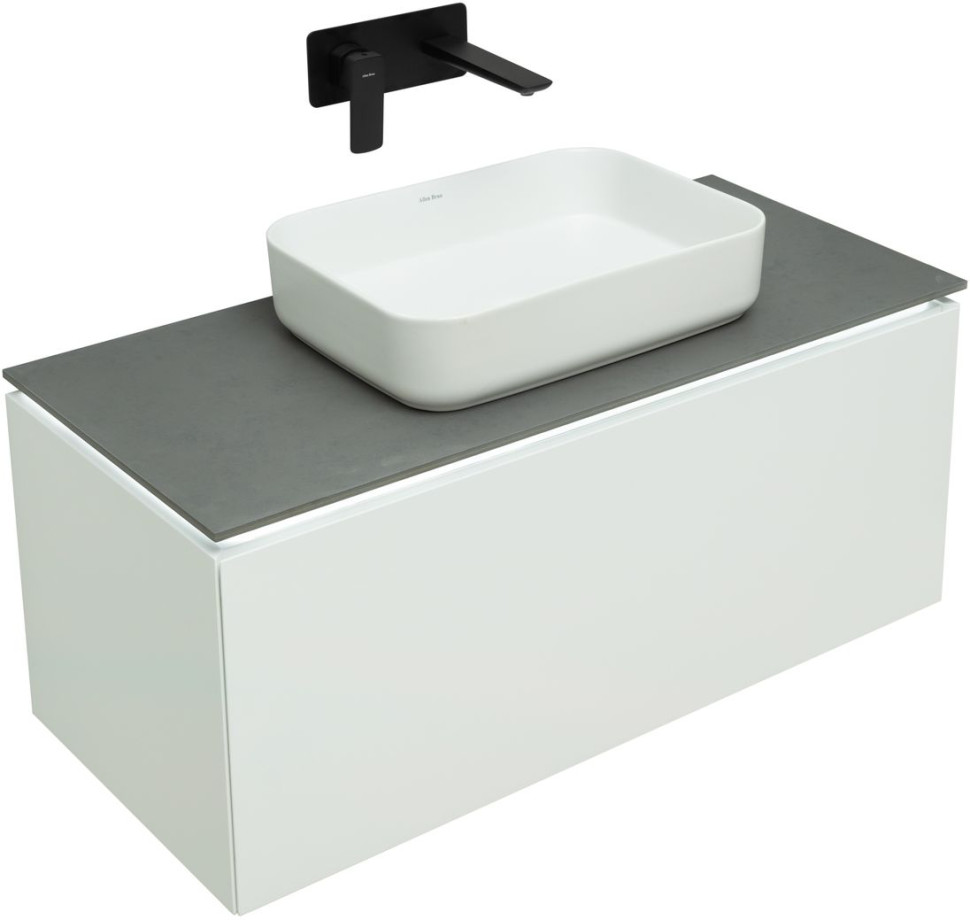 Тумба под раковину Allen Brau Infinity 100 белый матовый 1.21004.WM - 6