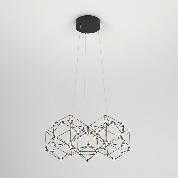 Подвесная люстра Eurosvet Uma 90169/5 черный жемчуг - 0