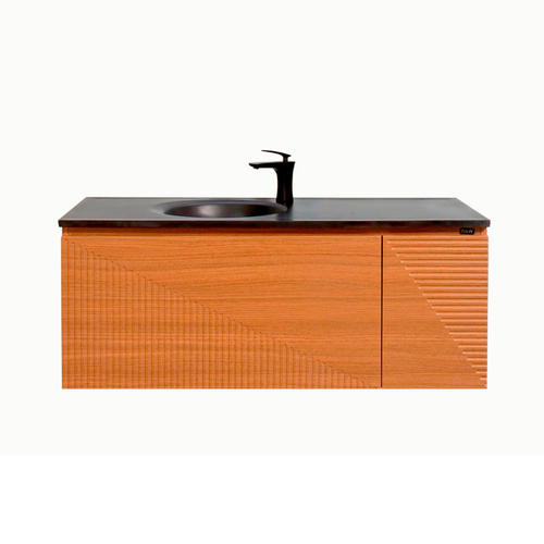 Тумба с раковиной Black&White Universell 120 темное дерево 9181200 - 0