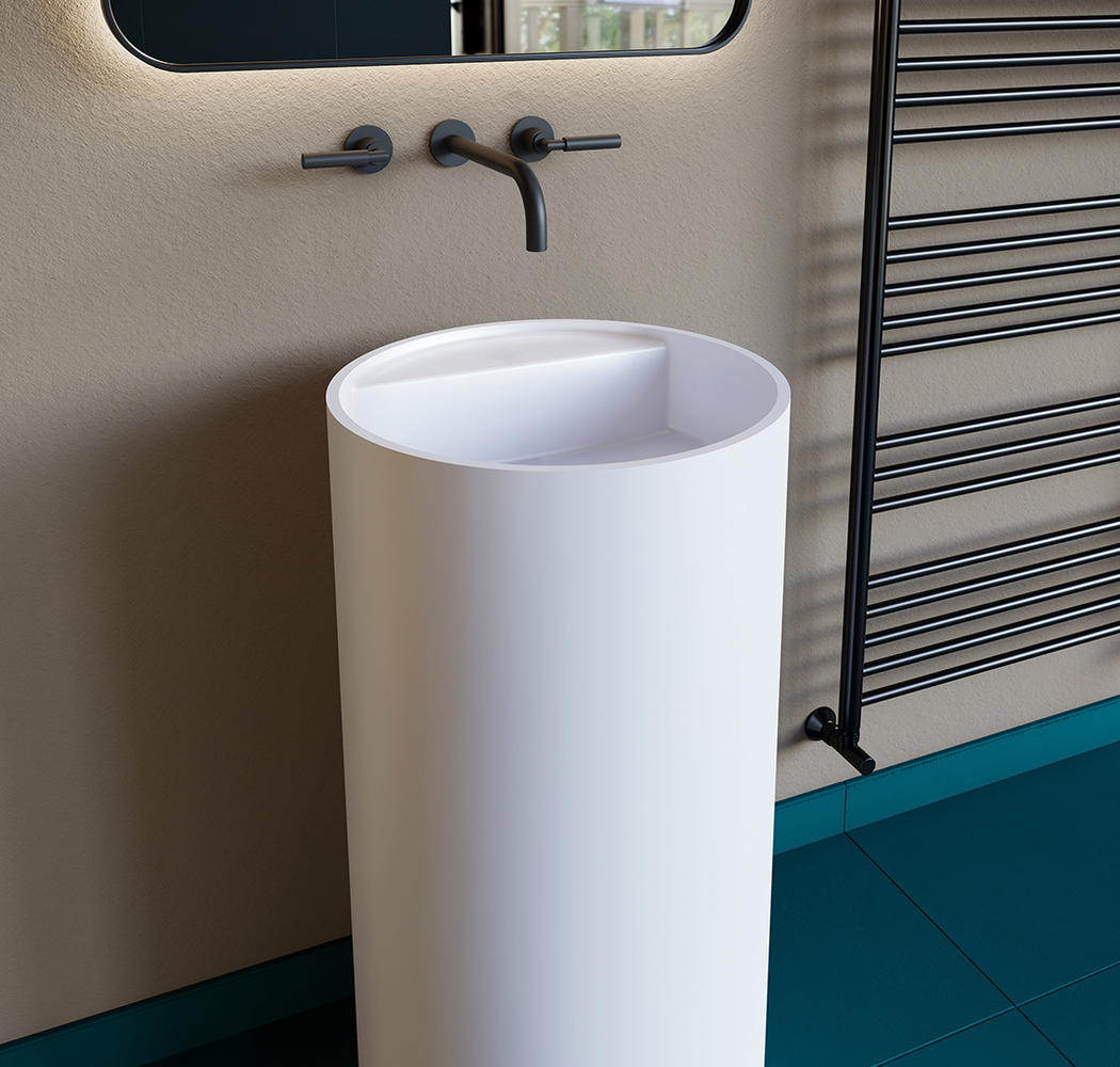 Раковина Salini Armonia 130124M S-Stone, матовый - 0