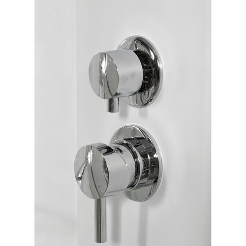 Душевая кабина Deto L 120х80 с гидромассажем, хром  L602RNLED+GM - 4