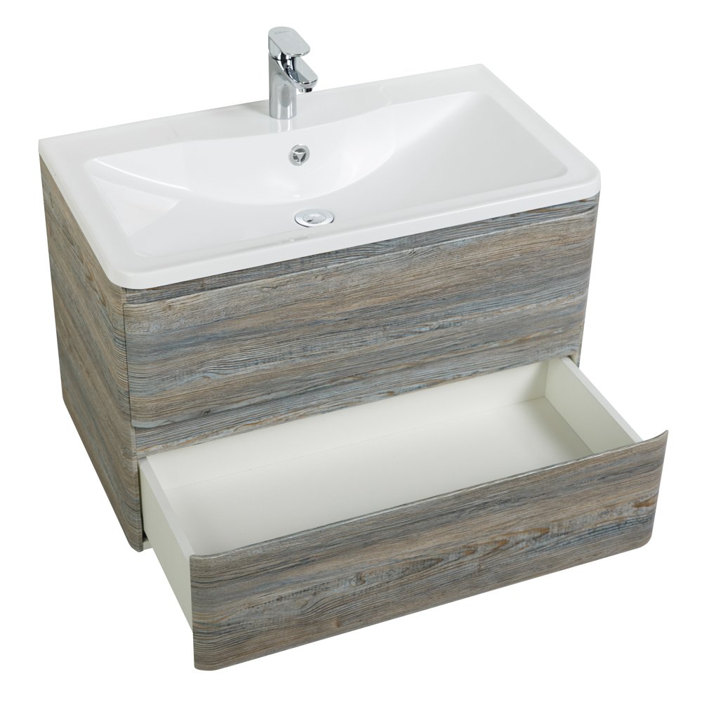 Тумба с раковиной BelBagno Albano 100 светлое дерево - 4