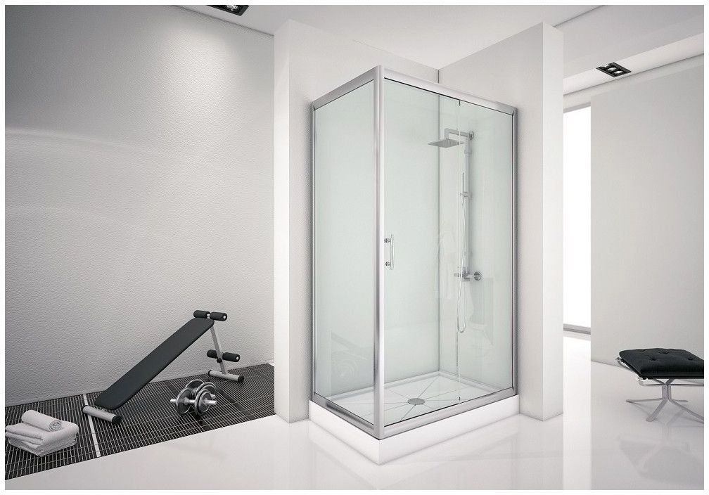 Душевой уголок Aquanet Alfa NAA1131 800х1200х2000 стекло прозрачное, профиль хром 168417 - 2