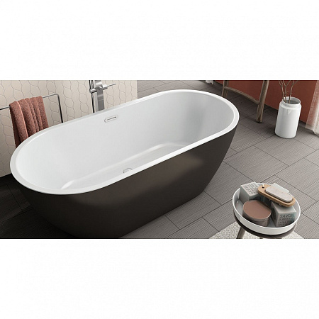 Акриловая ванна Kolpa San Dalia 170х80 черно-белая 561760 - 1