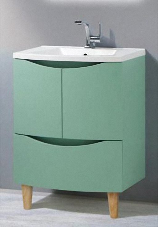 Тумба под раковину BelBagno Alda 80 зелёный BB800SHVC/MO - 0