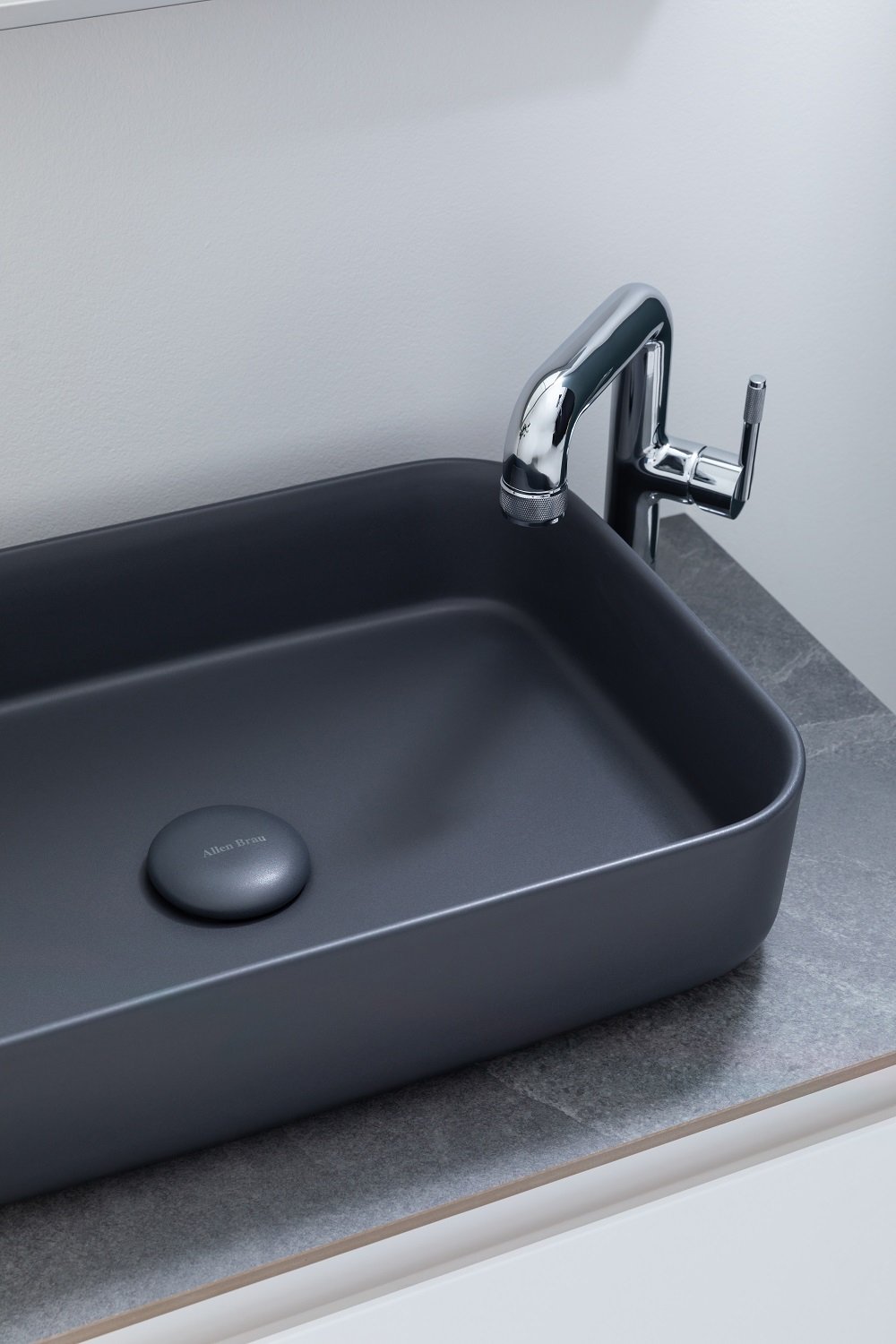 Раковина Allen Brau Fantasy Quad 50x36, серая 4.11021.AN - 7