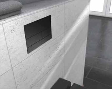 Кнопка смыва TECE Square II 9240833 черная матовая - 2