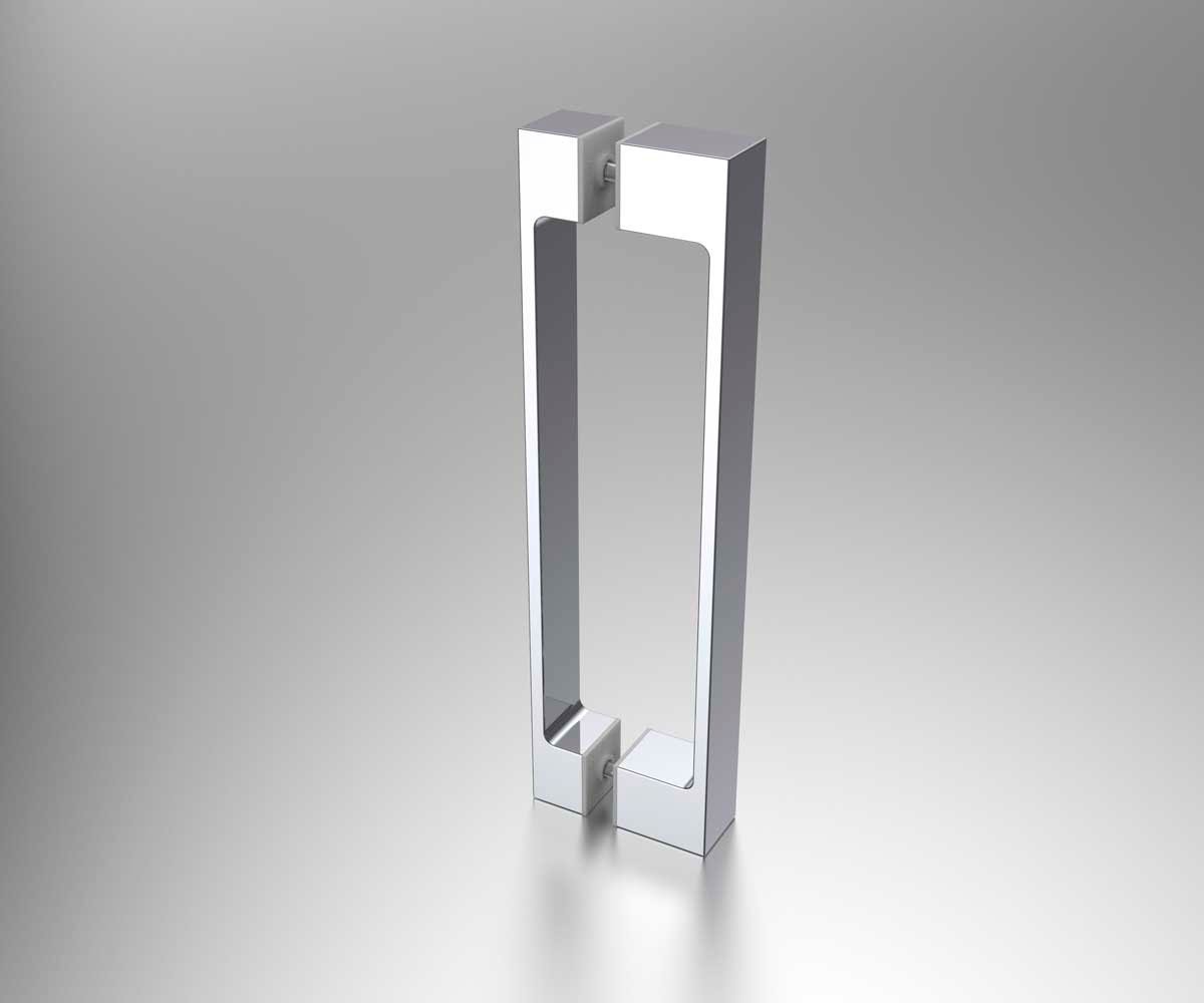 Душевая дверь в нишу Vincea Alpha VDS-3AL100CL 100 см, стекло прозрачное, хром - 4