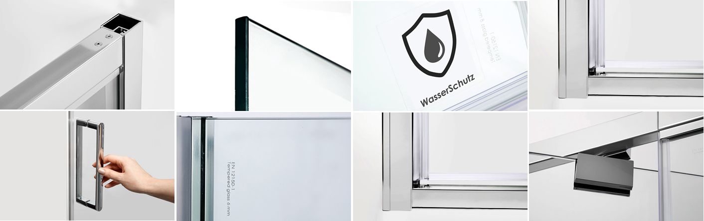 Душевая дверь в нишу Wasserkraft Berkel 48P27 80 см - 2