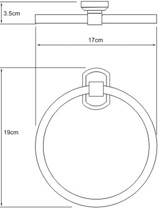 Полотенцедержатель Wasserkraft Oder K-3060 - 2