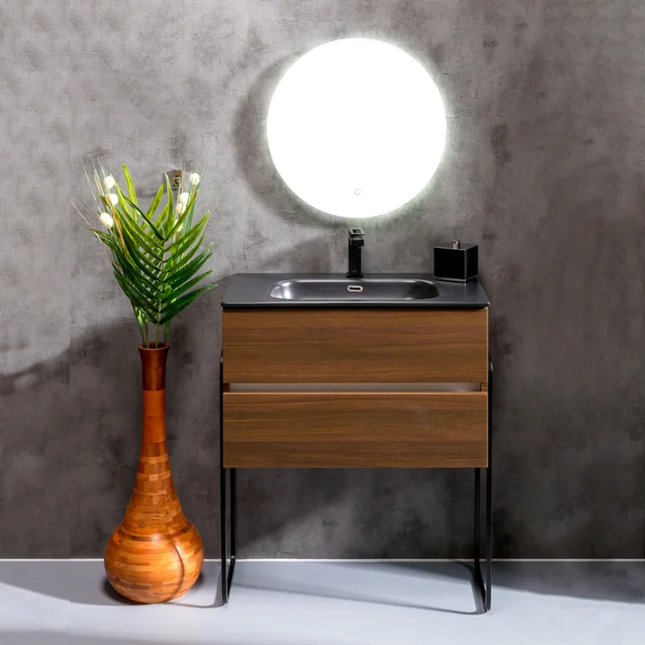 Тумба под раковину Armadi Art Vallessi 80 темное дерево 837-080-D - 2