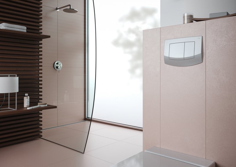 Кнопка смыва TECE Ambia 9240225 хром матовый - 1