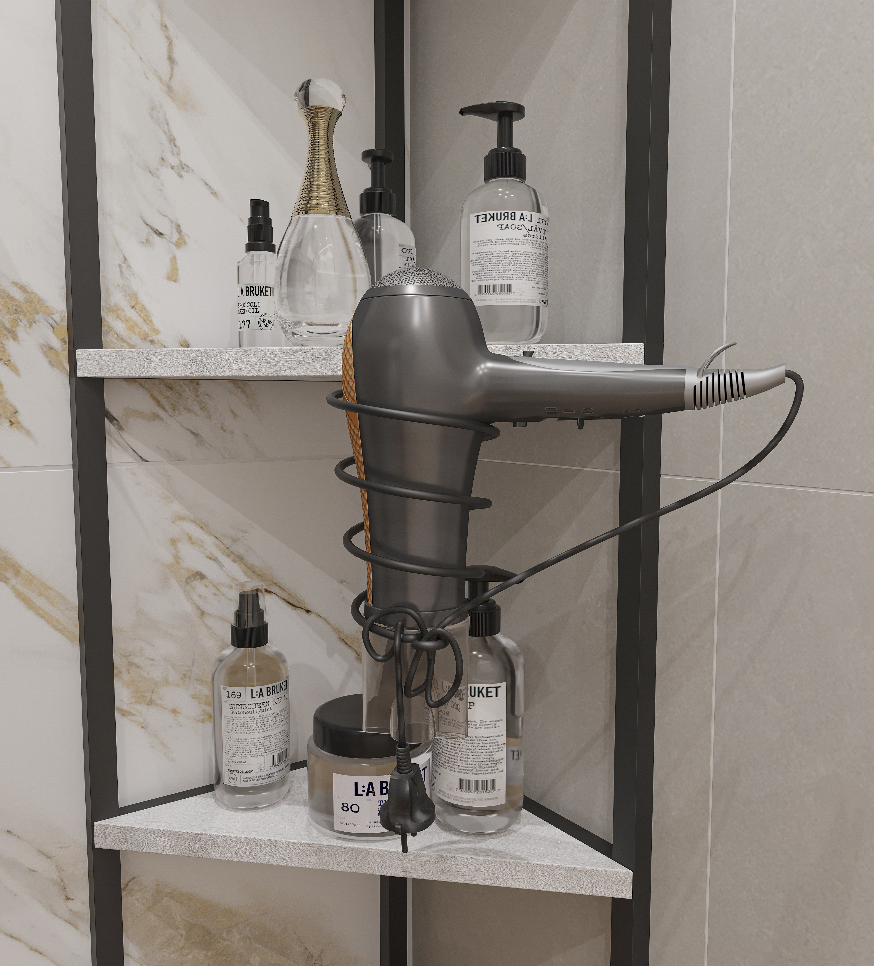 Шкаф-пенал DIWO Смоленск угловой С14144 - 2