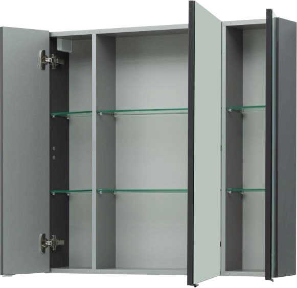 Зеркало-шкаф Aquanet Алвита 90 серый антрацит 240110 - 6