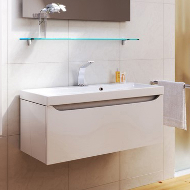 Тумба с раковиной Aqwella 5 stars Верона 100 белая - 1