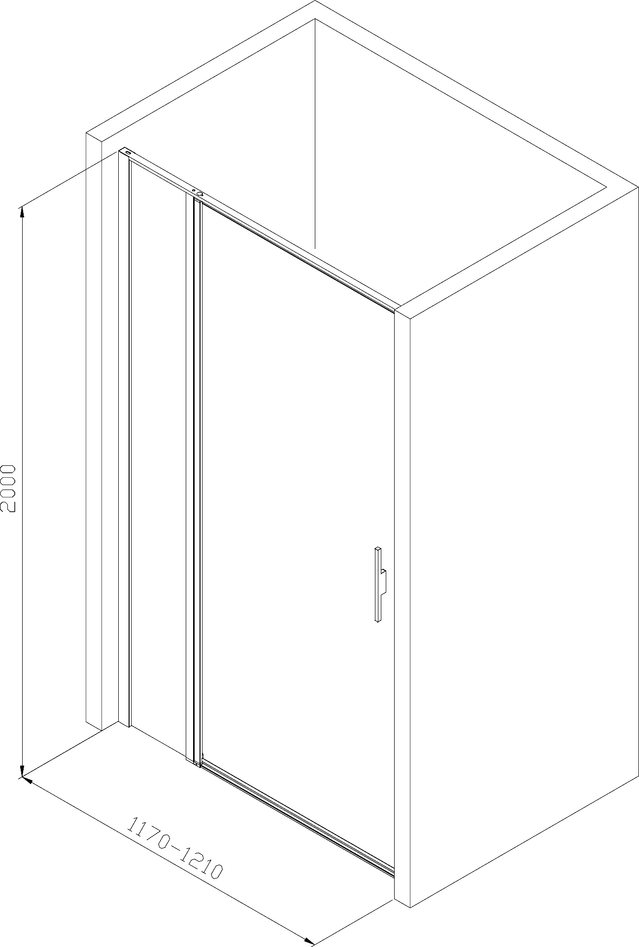 Душевая дверь в нишу Allen Brau Priority 3.31009.BBA 120 - 5