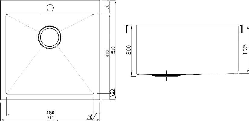 Мойка кухонная Seaman Eco Marino SMV-510 SMV-510.A - 1